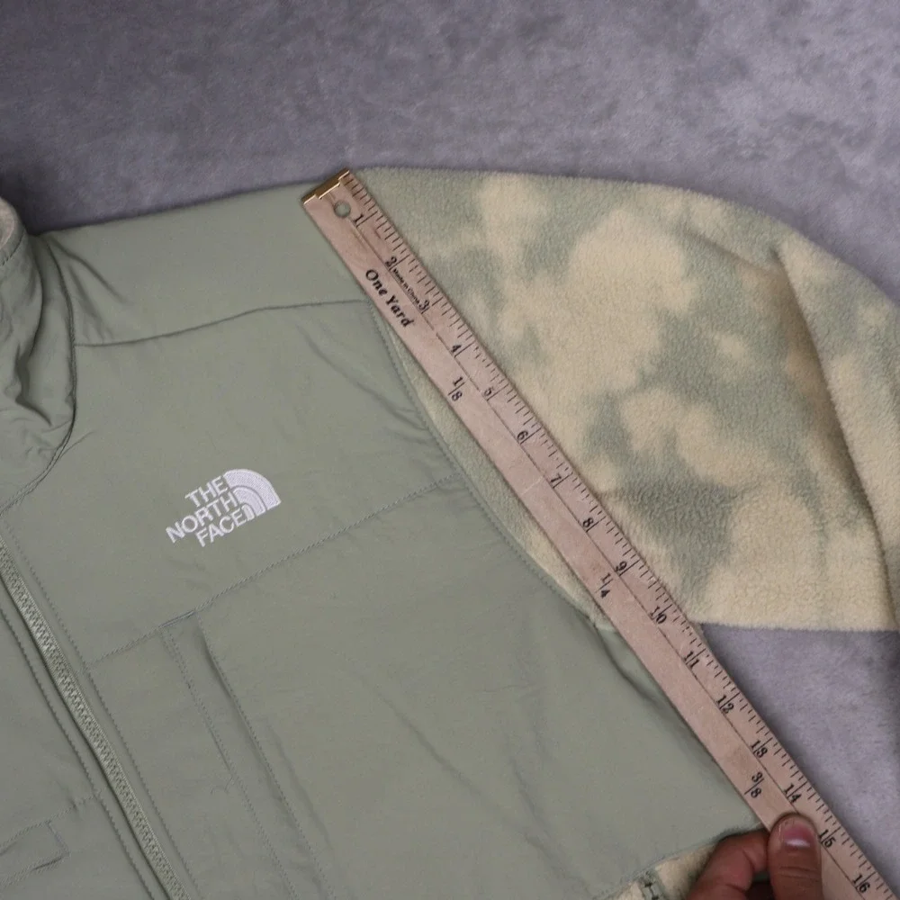 North Face Jacket Mens Medium Green‎ Camo Denali 2 Fleece Full Zip Winter RARE